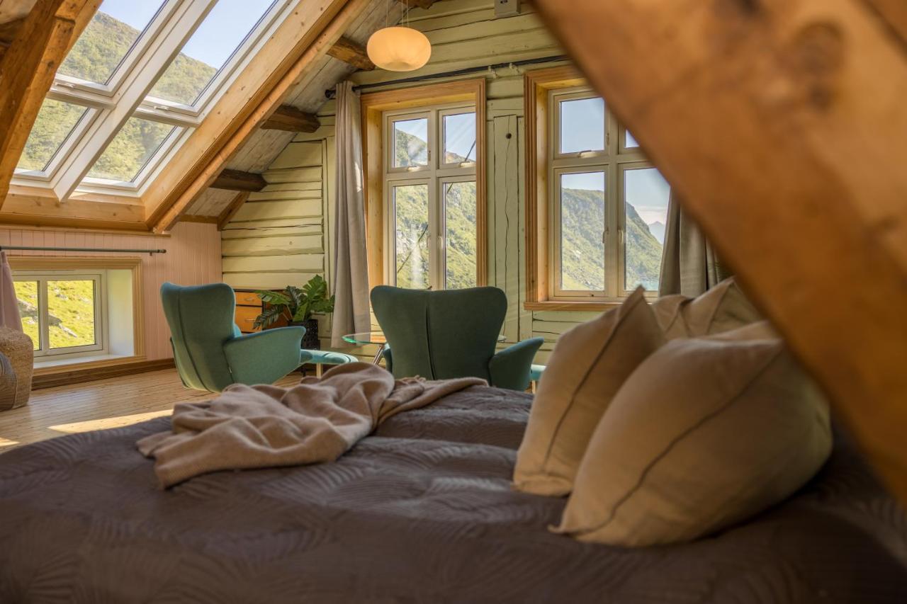 Feriehus Med Flott Havutsikt Ved Hauklandstranden Leknes Exterior foto